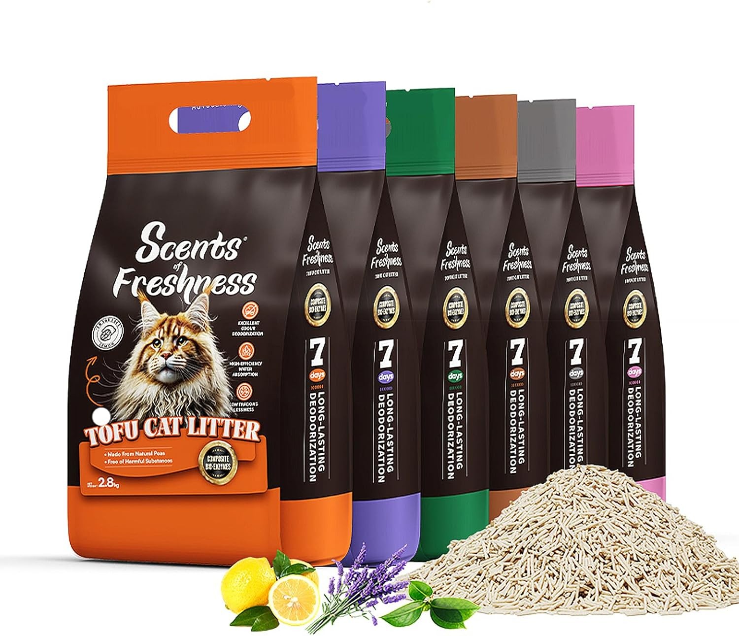 Tofu Cat Litter 6L (2.8 kg) Premium Natural Fast Clumping